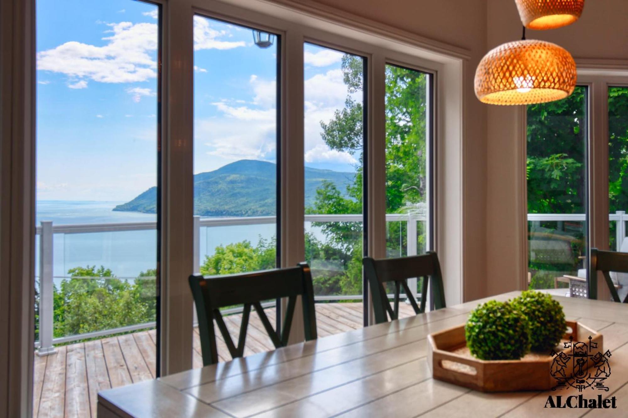 Aelpha-M - Magnifique Vue Sur Le Fleuve Vila Baie-Saint-Paul Exterior foto