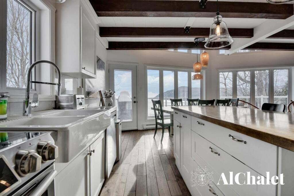 Aelpha-M - Magnifique Vue Sur Le Fleuve Vila Baie-Saint-Paul Exterior foto